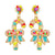 1 Pair Fashion Christmas House Christmas Tree Bow Knot Inlay Alloy Rhinestones Ear Studs