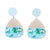 1 Pair Fashion Christmas Tree Santa Claus Snowman Arylic Earrings