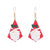 1 Pair Fashion Christmas Tree Snowman Soft Clay Drop Earrings