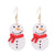 1 Pair Fashion Christmas Tree Snowman Soft Clay Drop Earrings