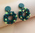 1 Pair Fashion Christmas Tree Star Soft Clay Drop Earrings