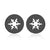 1 Pair Fashion Deer Titanium Steel Ear Studs