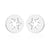 1 Pair Fashion Deer Titanium Steel Ear Studs