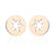 1 Pair Fashion Deer Titanium Steel Ear Studs