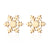 1 Pair Fashion Deer Titanium Steel Ear Studs