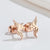 1 Pair Fashion Dog Dinosaur Giraffe 304 Stainless Steel 18K Gold Plated Ear Studs