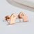 1 Pair Fashion Dog Dinosaur Giraffe Titanium Steel Ear Studs