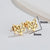 1 Pair Fashion Fox Lion Titanium Steel Plating Hollow Out Ear Studs