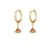 1 Pair Fashion Fruit Pineapple Watermelon Copper Inlaid Zircon Drop Earrings