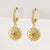 1 Pair Fashion Geometric Plating Copper Zircon Drop Earrings