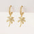 1 Pair Fashion Geometric Plating Copper Zircon Drop Earrings