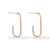 1 Pair Fashion Geometric Plating Stainless Steel Earrings