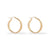 1 Pair Fashion Geometric Plating Stainless Steel Earrings