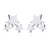 1 Pair Fashion Geometric Titanium Steel Plating Ear Studs