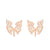 1 Pair Fashion Geometric Titanium Steel Plating Ear Studs