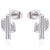 1 Pair Fashion Geometric Titanium Steel Plating Ear Studs