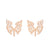 1 Pair Fashion Geometric Titanium Steel Plating Ear Studs