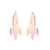 1 Pair Fashion Geometric Titanium Steel Plating Ear Studs