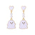 1 Pair Fashion Ghost Pearl Alloy Drop Earrings