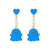 1 Pair Fashion Ghost Pearl Alloy Drop Earrings