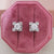 1 Pair Fashion Leaf Heart Shape Butterfly Copper Inlay Zircon Ear Studs