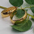 1 Pair Fashion Round Plating Titanium Steel Earrings