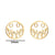 1 Pair Fashion Skull Stainless Steel Plating Ear Studs