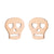 1 Pair Fashion Skull Stainless Steel Plating Ear Studs