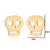 1 Pair Fashion Skull Stainless Steel Plating Ear Studs