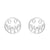 1 Pair Fashion Skull Stainless Steel Plating Ear Studs