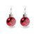 1 Pair Fashion Snowflake Plastic Drop Earrings