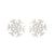 1 Pair Fashion Snowflake Plating 304 Stainless Steel 18K Gold Plated Ear Studs