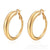 1 Pair Fashion Solid Color Plating Titanium Steel Earrings