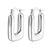 1 Pair Fashion Solid Color Plating Titanium Steel Earrings