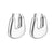 1 Pair Fashion Solid Color Plating Titanium Steel Earrings