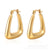 1 Pair Fashion Solid Color Plating Titanium Steel Earrings