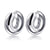 1 Pair Fashion Solid Color Plating Titanium Steel Earrings