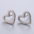 1 Pair Fashion Star Heart Shape Fish Tail Sterling Silver Plating Ear Studs