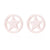 1 Pair Fashion Star Moon Stainless Steel Plating Ear Studs