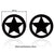 1 Pair Fashion Star Moon Stainless Steel Plating Ear Studs