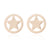 1 Pair Fashion Star Moon Stainless Steel Plating Ear Studs