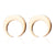 1 Pair Fashion Star Moon Stainless Steel Plating Ear Studs