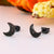 1 Pair Fashion Star Moon Stainless Steel Plating Ear Studs