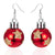 1 Pair Fashion Star Stripe Snowflake Resin Drop Earrings