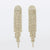 1 Pair Fashion Tassel Inlay Diamond Copper Rhinestones Drop Earrings