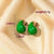 1 Pair French Style Simple Style Classic Style Water Droplets Plating Stainless Steel 18k Gold Plated Ear Studs