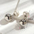 1 Pair French Style Simple Style Korean Style Geometric Round Pearl Plating Stainless Steel 18k Gold Plated Earrings