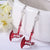 1 Pair Funny Blade Scissors Alloy Drop Earrings