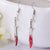 1 Pair Funny Blade Scissors Alloy Drop Earrings