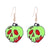 1 Pair Funny Cool Style Pumpkin Skull Ghost Enamel Alloy Drop Earrings